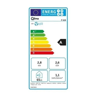Climatiseur mobile QLima Climatiseur mobile - - P628 - 2,8 W - Noire