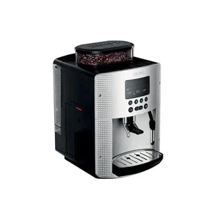 Combiné expresso cafetière Seb Krups Essential EA815E70 - Machine à café automatique avec mousseur à lait - 15 bar - argent