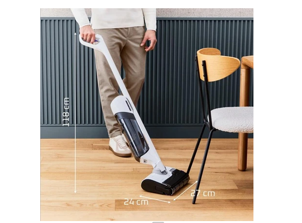 Aspirateur laveur Rowenta sans fil X-Clean 12 GZ7257E0 Blanc