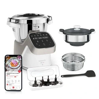 Robot cuiseur Moulinex Companion Pro YY5286FG avec balance intégrée + cuiseur vapeur