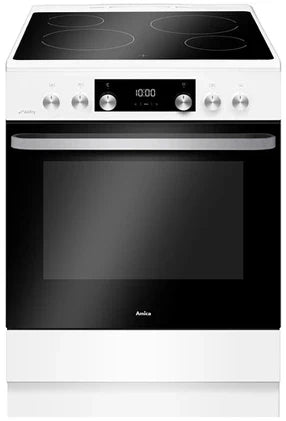 Cuisinière vitrocéramique Amica ACV7005RB Blanche