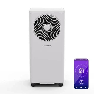Climatiseur mobile KLARSTEIN Aero Ring 9K Climatiseur mobile smart 9000 BTU pour max. 31 m² avec commande vocale Blanc