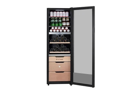 Cave multi-températures LeCépage Cave à vin polyvalente triple zone AGK3ZMULTI 282L