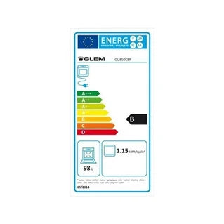 Gazinière Glem Cuisinière gaz GU850CER noir