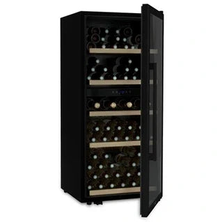 Cave à vin multi-températures Les Petits Champs 91 bouteilles noir - CAVCDB91