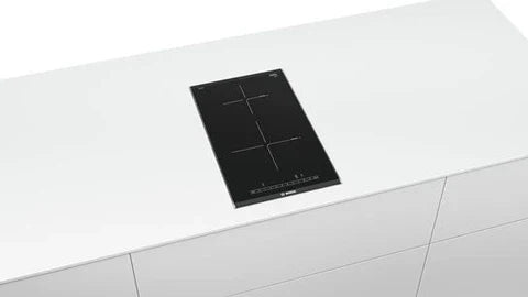 Plaque mixte Bosch Serie | 6 PIB375FB1E - Table de cuisson à induction - 2 plaques de cuisson - Niche - largeur : 27 cm - profondeur : 49 cm - avec garnitures avant et