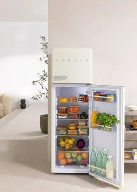 Réfrigérateur bar Create FRIDGE STYLANCE TOP 246L - Réfrigérateur combiné de style rétro - Blanc cassé