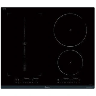 Plaque induction Sauter SPI9647B - Table de cuisson à induction - 4 plaques de cuisson - Niche - largeur : 56 cm - profondeur : 49 cm - sans cadre - noir