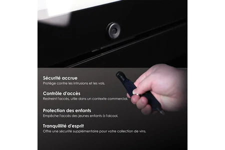 Cave de service LeCépage AGCV140VN2Z2D  220 bouteilles 2 portes 438 litres