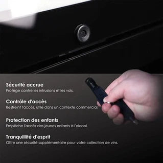 Cave à vin service Le Cépage AGCV140VN2Z2D multi-températures 220 bouteilles 2 portes