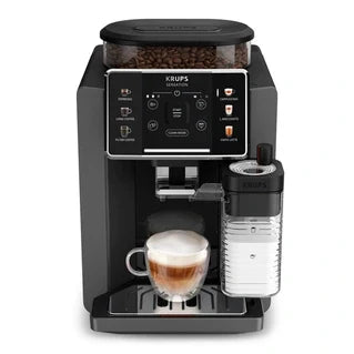 Machine à café à grain Krups Sensation Lait EA912HF1 Gris anthracite + kit entretien