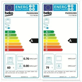 Piano de cuisson Beko Piano de cuisson Gaz 90 cm PS235315DX