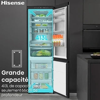 Réfrigérateur congélateur en bas Hisense RB5P410SACC