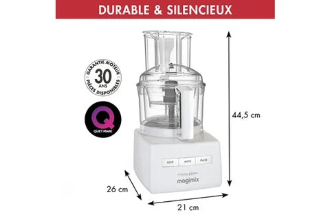 Robot multifonction Magimix CS5200 XL 18590F 1100 W Blanc