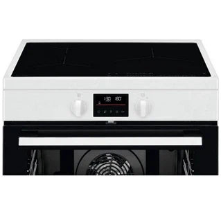 Cuisinière induction Electrolux SurroundCook LKI64890BW - Cuisinière - pose libre - largeur : 59.6 cm - profondeur : 60 cm - hauteur : 85 cm - avec système auto-nettoyant - blanc