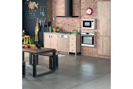 Hotte décorative murale Silverline cuisine murale TEA noir mat 90 cm