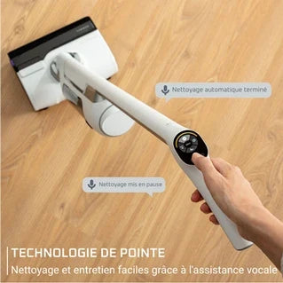 Aspirateur laveur Rowenta sans fil X-Clean 10 GZ7035WO Blanc