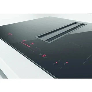 Plaque de cuisson avec hotte intégrée Turboair Plaque a induction aspirante - Impulso - BL/A/60 - 4 feux - 60,2 x 51,7 cm - Noir