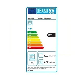 Four encastrable Electrolux Four intégrable multifonction 72l 60cm pyrolyse EOF6P46V1