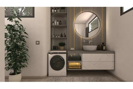Lave-linge hublot Haier HW50-BP12307U1-S