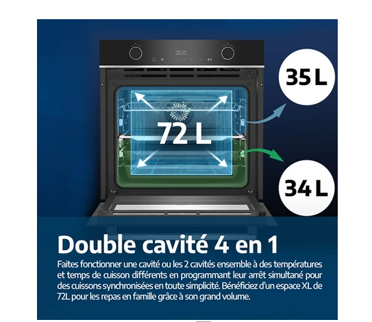 Four encastrable Beko BBVM13400XPSE
