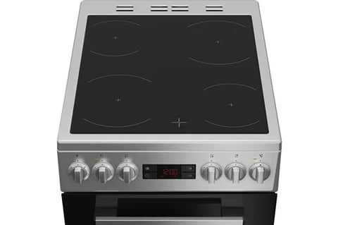 Cuisinière vitrocéramique Indesit I5V5LCS Silver