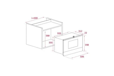 Micro-ondes + Gril Teka ML 822 BIS R