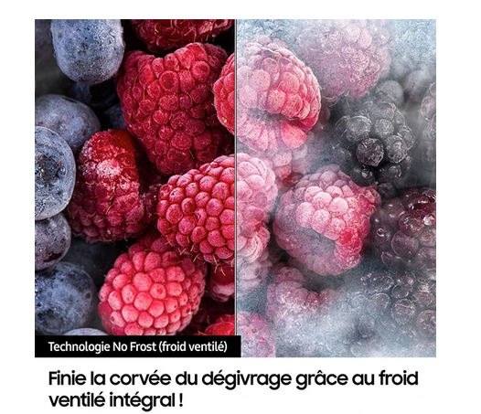 Réfrigérateur congélateur en bas Samsung rb34c602dsa