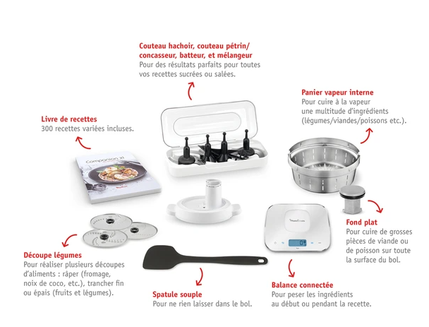 Robot cuiseur Moulinex i-Companion Touch XL HF938E00