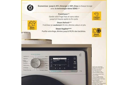 Lave-linge hublot Whirlpool W7X89R SILENCE FR