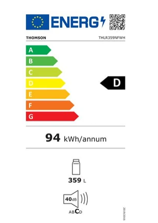 Réfrigérateur 1 porte Thomson THLR359NFWH