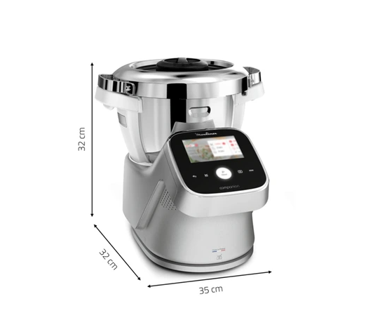 Robot cuiseur Moulinex I-Companion Touch Pro 18 Modes, 4,5 L HF93ECF0