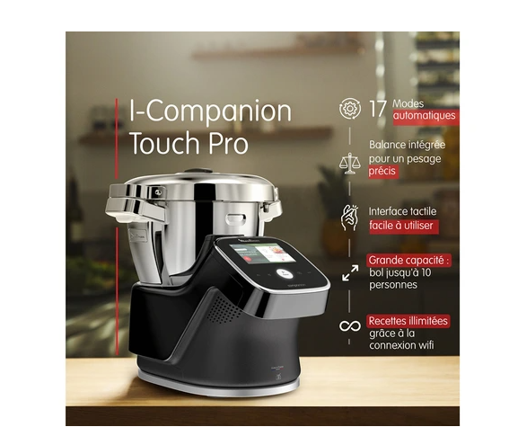 Robot cuiseur Moulinex I Companion Touch Pro xl Noir HF93D810