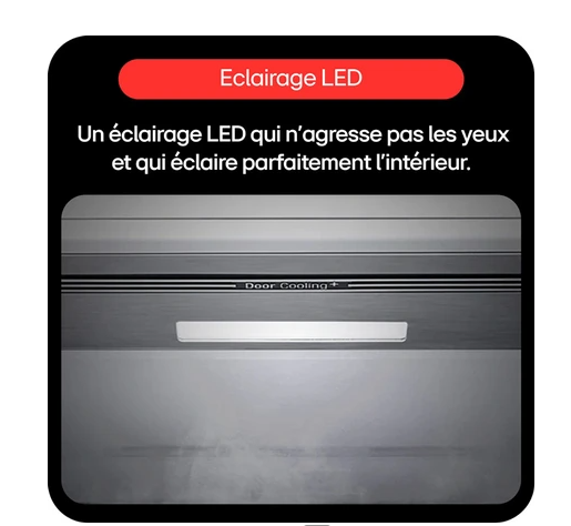 Réfrigérateur congélateur en bas Lg GBBSJ11DEP Noir